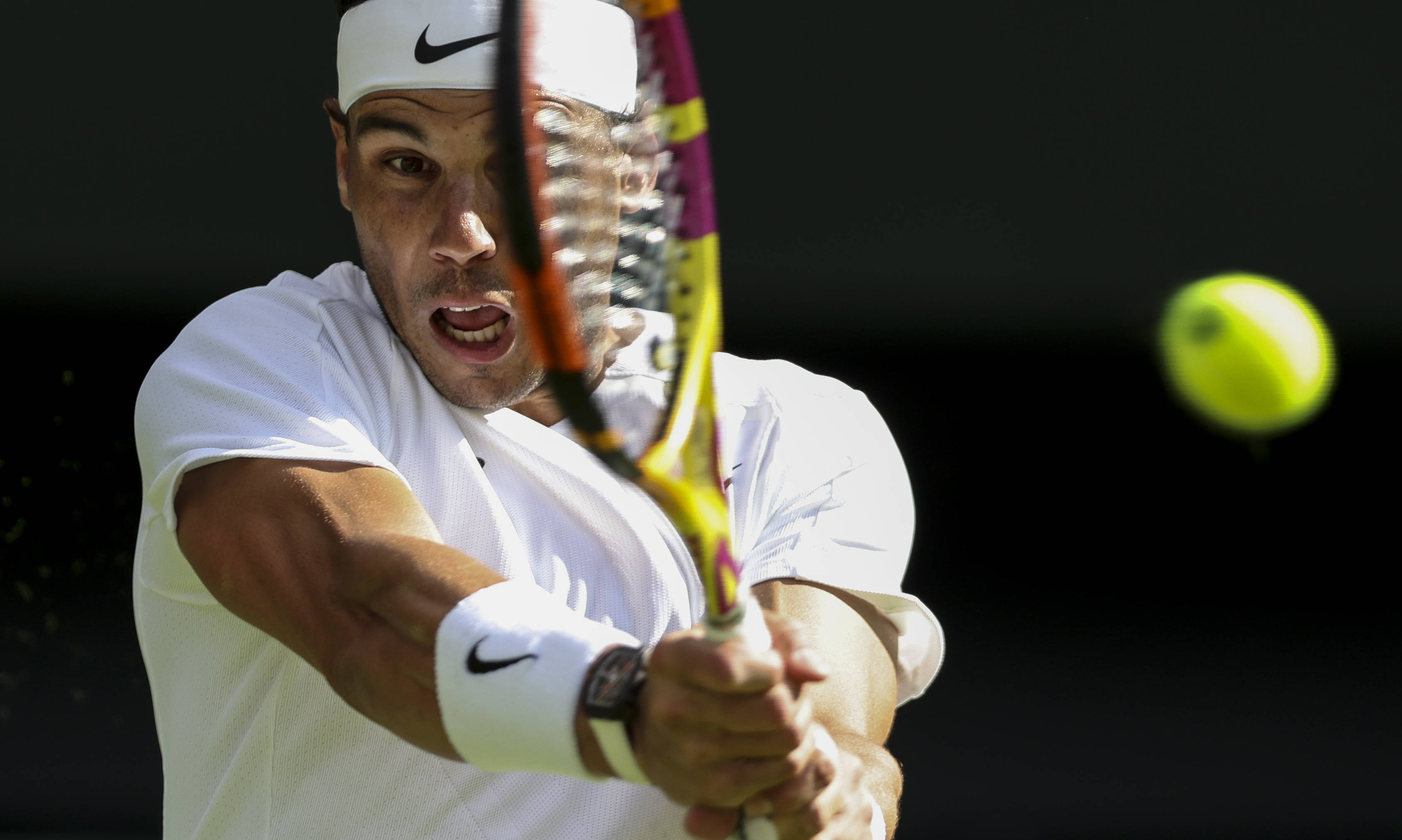 温网力克法网，纳达尔惊艳四座